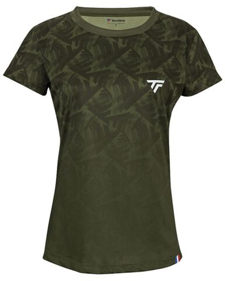 Женская теннисная футболка Tecnifibre X-Loop Tee - green