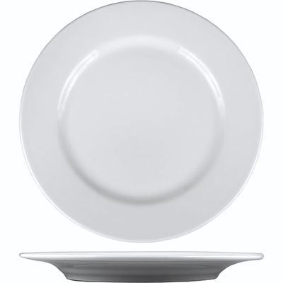 Тарелка «Тренд» мелкая;фарфор;D=22,5см;белый (Цвет: белый)