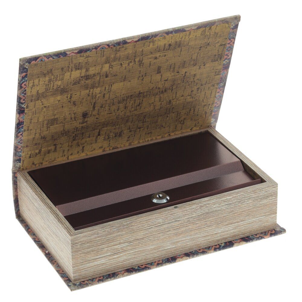 GAEM Шкатулка-книга с замком, L18 W7 H27 см