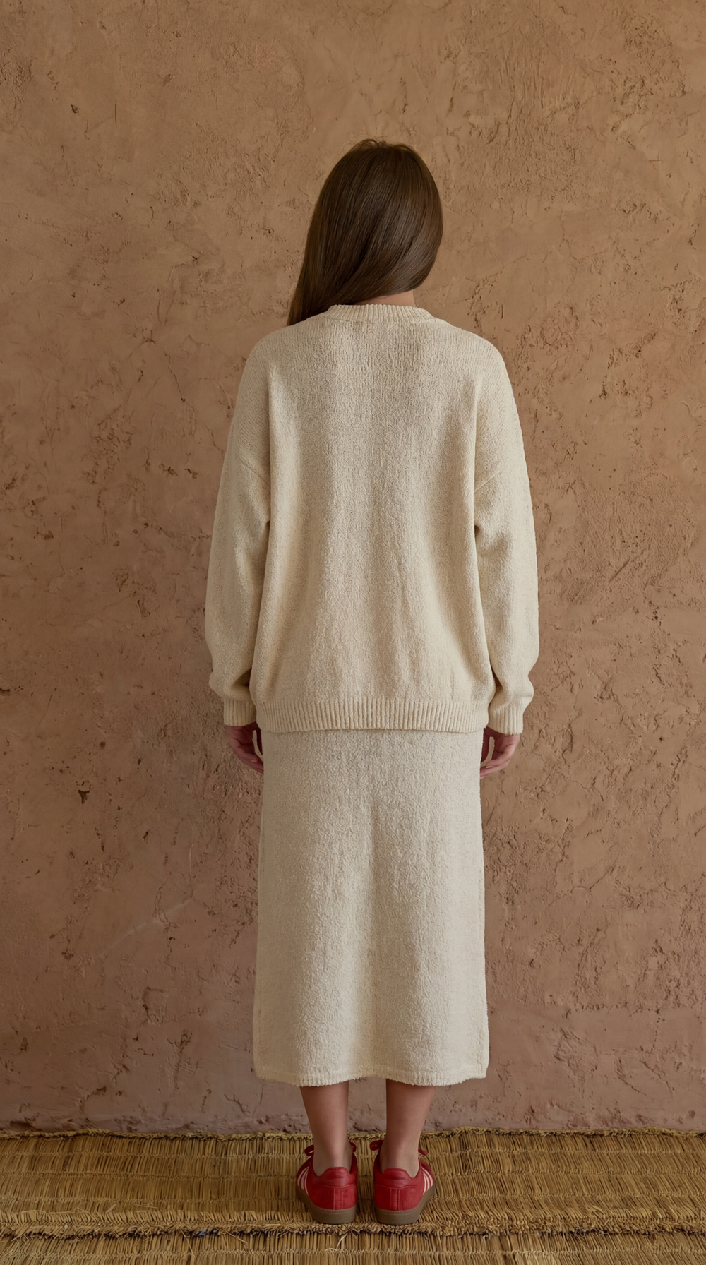 Костюм трикотажный с юбкой