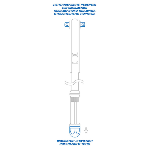 KING TONY (3446E-1HG) Динамометрический ключ серии "INDUSTRIAL", 1/2", 25-135 Нм, для левой и правой резьбы, кейс