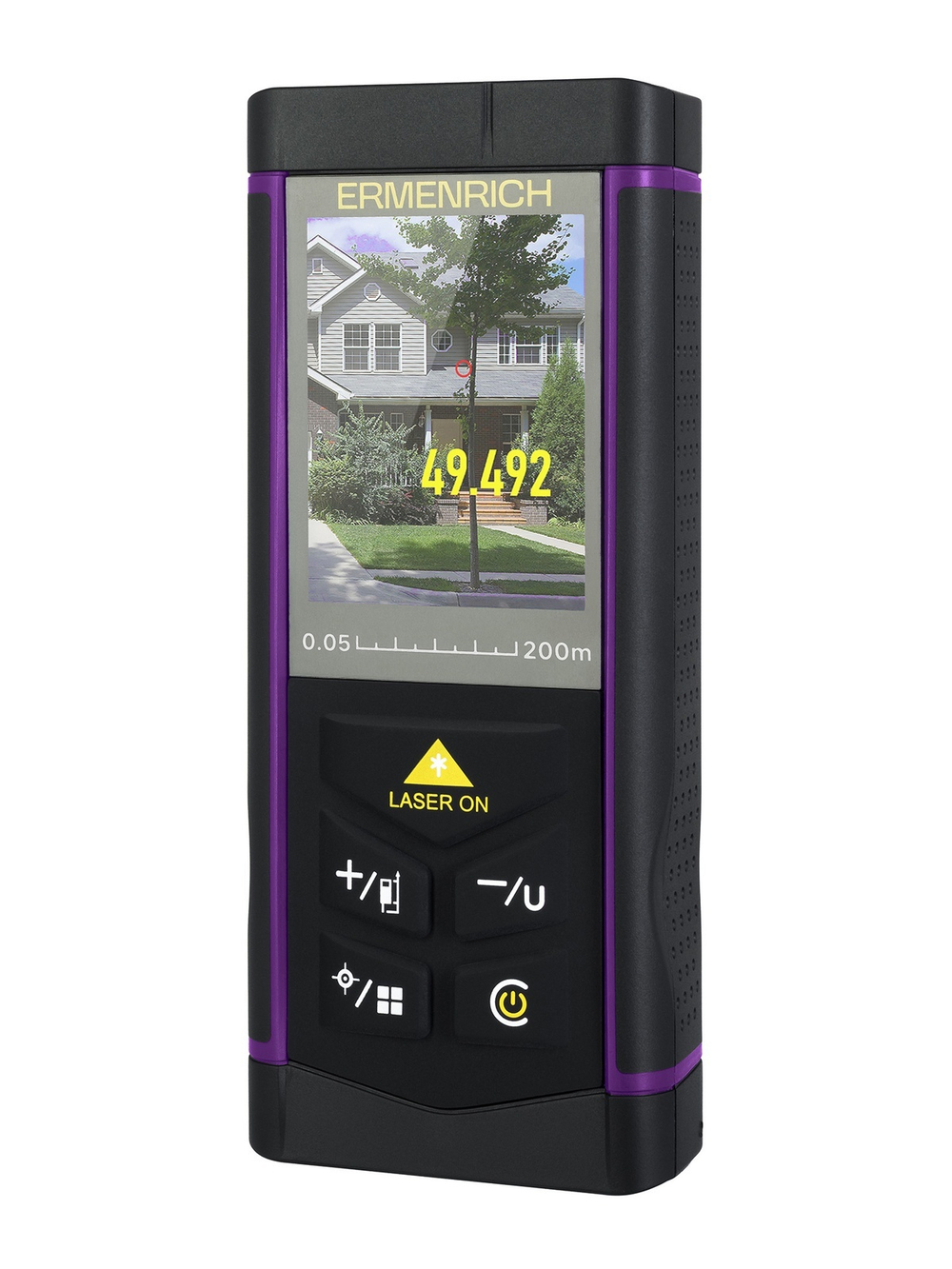 Лазерная рулетка Ermenrich PRO LR200, с камерой