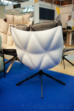 Дизайнерское кресло DC-1565D серое (GREY)