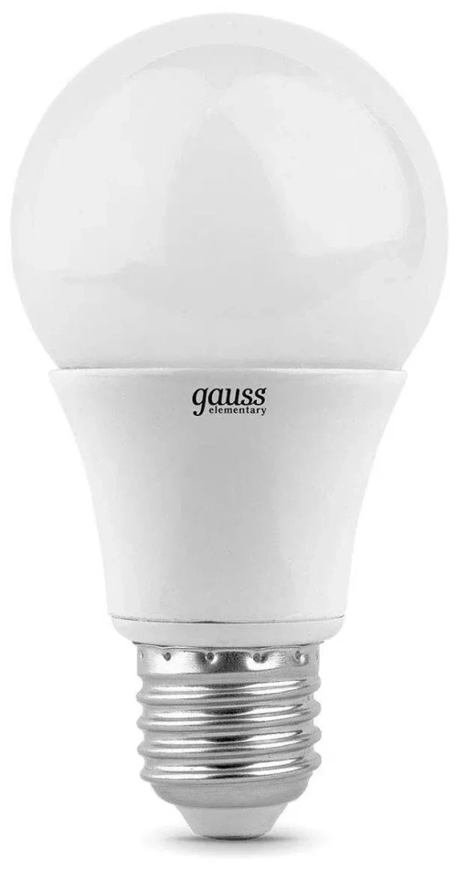 Лампа Gauss LED Elementary A60 6.5W E27 540lm 4100K  23227А
