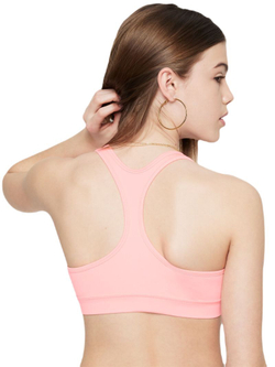 Теннисный бюстгальтер dziewczecy Nike Girls Swoosh Sports Bra - Orange