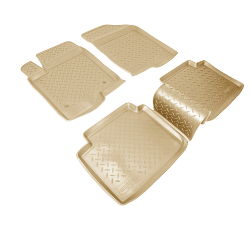 Ковры в салон Norplast/Unidec для Hyundai Sonata в кузове NF (2005-), Бежевый, арт.NPL-Po-31-15-B