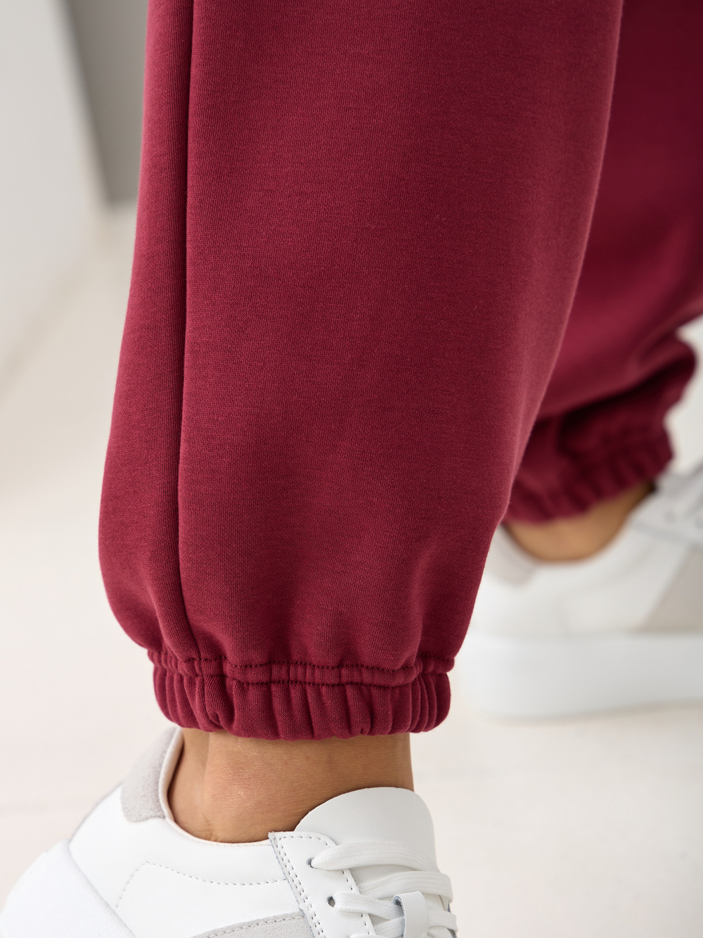 Костюм с брюками КБис-091/винный-п