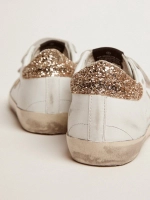 Кеды женские Old-School With Gold Star in Laminated Leather