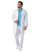 Халат медицинский мужской Dr. Nice MRW001 укороченный, белый, 52