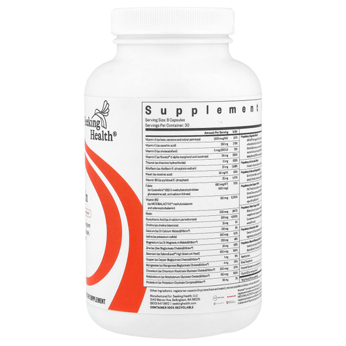 Seeking Health, Optimal мультивитамины, 240 капсул