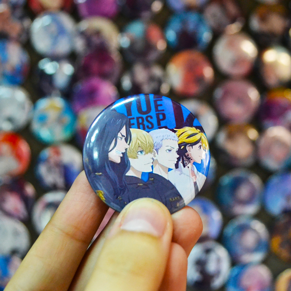 Круглый значок (44 мм) (со своим принтом)