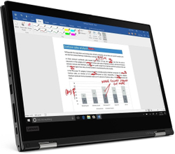 Ноутбук Lenovo ThinkPad L13 Yoga Intel Core i7 10510U, 1.8 GHz, 8192 Mb, 13.3; Full HD 1920x1080, 256 Gb SSD, DVD нет, Intel HD Graphics, WiFi, Bluetooth, Windows 10 Professional, черный 20R5000ERT