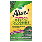 Nature's Way, Alive! Garden Goodness, мультивитамины для женщин, 60 таблеток