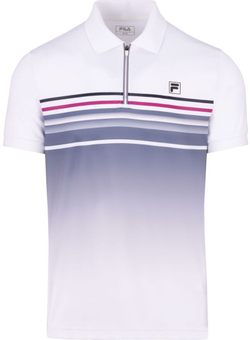 Теннисное поло Fila Diego - gray dawn print