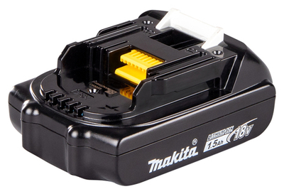 Аккумулятор BL1815N (LXT 18В, 1,5Ah), картон, 1 шт. Makita 196235-0 Li-Ion 18 В 1,5 А·ч BL1815N