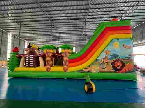 Коммерческий надувной батут «Сафари Ультра», 10*5*6 м.