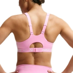 Теннисный бюстгальтер Nike Indy With Strong Support Padded Adjustable Sports - pink rise