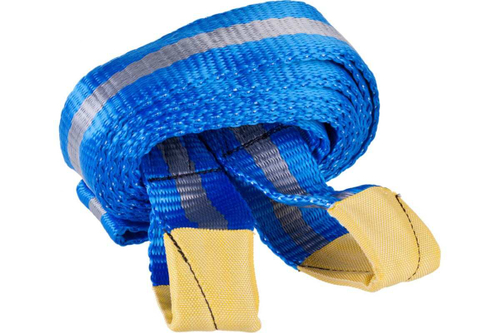 ТРОС БУКСИРОВОЧ.ЗУБР ЭКСПЕРТ 2 ПЕТЛИ СУМКА 5М 10Т 61216-10