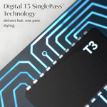T3 Плойка для волос 25мм SinglePass Curl