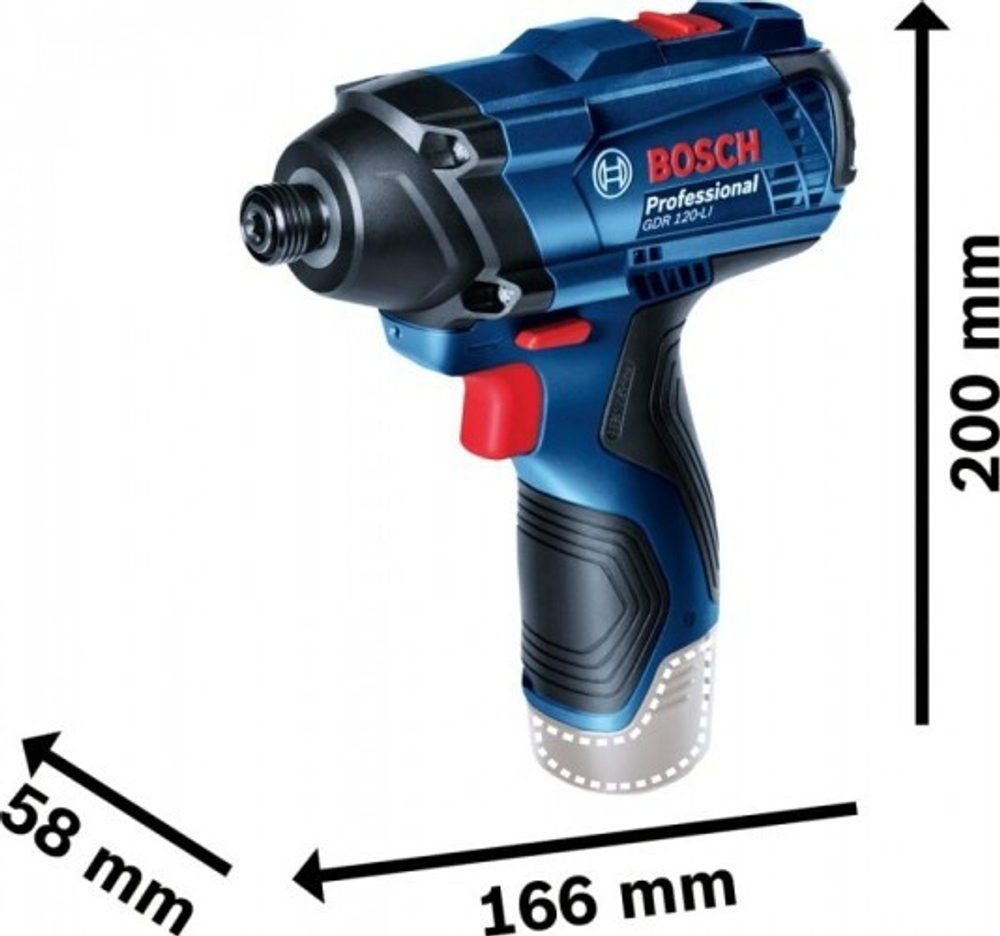 Гайковерт аккумуляторный BOSCH GDR 120-LI 06019F0007