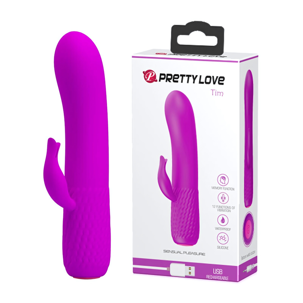 Вибратор Pretty Love Tim Фиолетовый BI-014606