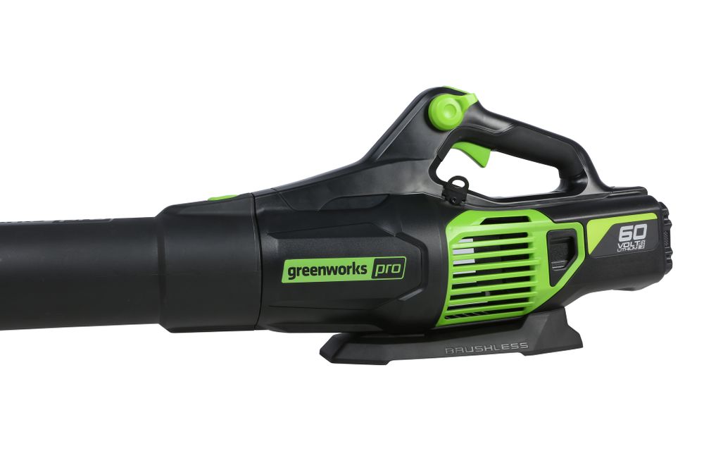 Аккумуляторный воздуходув Greenworks GD60ABK4, 2405607UB,60v, АКБ 4 А·ч. и ЗУ