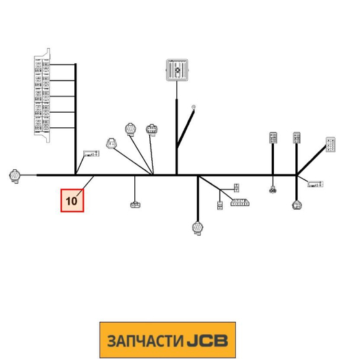 Жгут проводов JCB 721/C4640