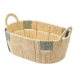 Корзина плетеная овальная Bodhran Sage из коллекции Ethnic, размер L