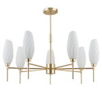 6518/7C MODERNI LN23 169 золотой Люстра потолочная G9 7*40W 220V SHIVON