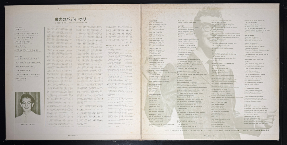 Buddy Holly – A Rock & Roll Collection (Япония) Promo Т