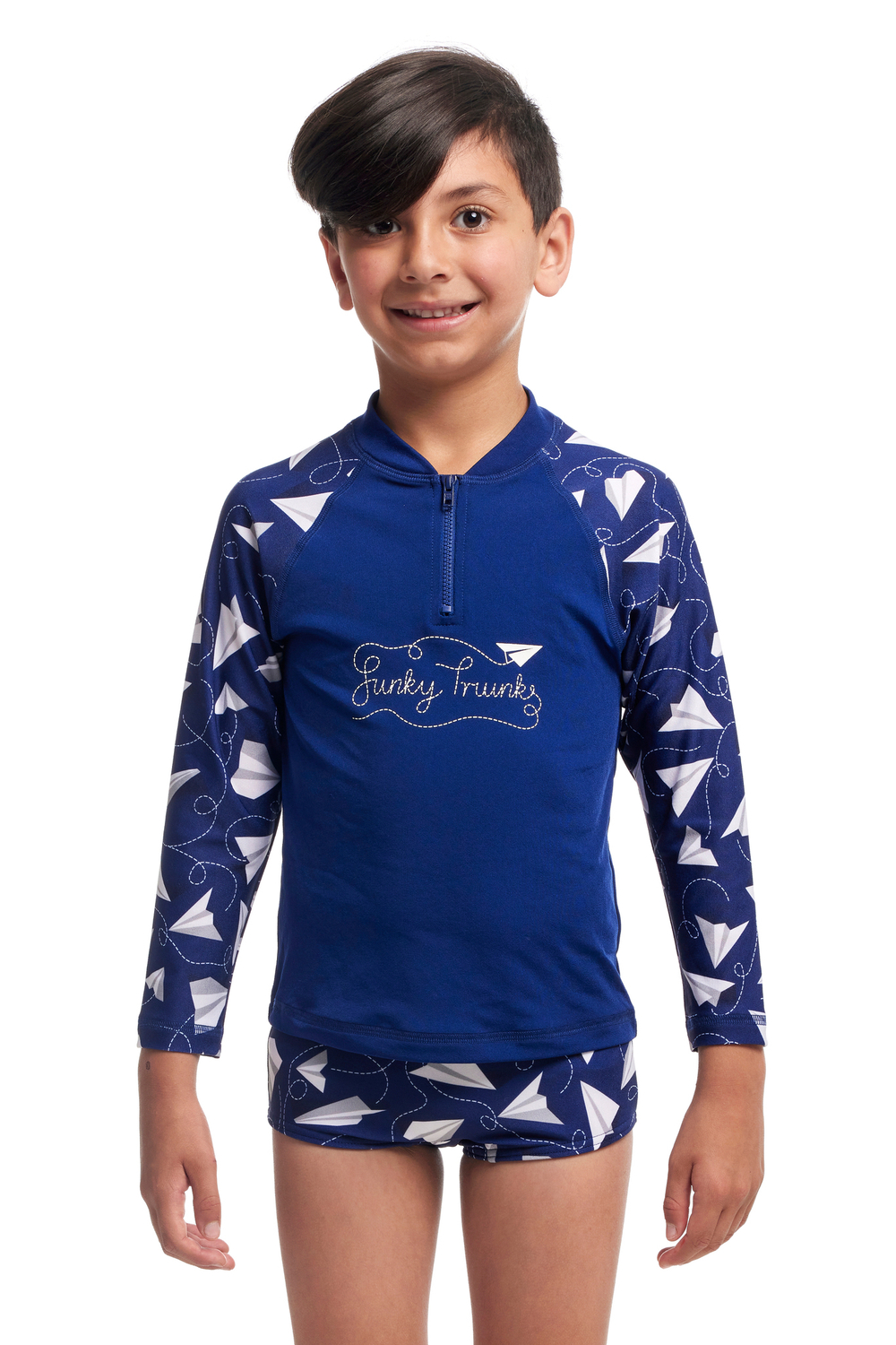Лонгслив FUNKY TRUNKS Toddler Boys Paper Plain