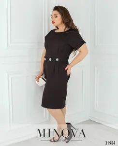 Платье 8611-черный Minova