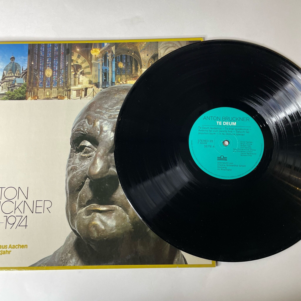 Винтажная виниловая пластинка LP Anton Bruckner Брукнер 1824 1974 (Германия 1974)