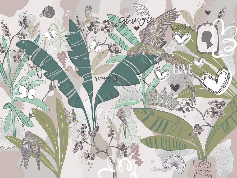 Дизайнерские обои Wall Street La-La-Land