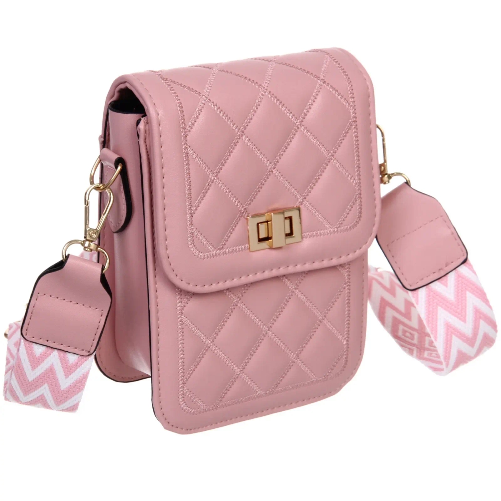 Сумка женская через плечо «Шанти», цвет пудровый, 19*6,5*13*3,5см (лейбл Ultramarine)