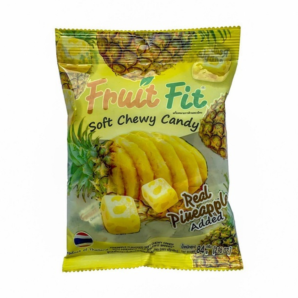 Конфеты Fruit Fit с натуральным Ананасом, 84 гр.