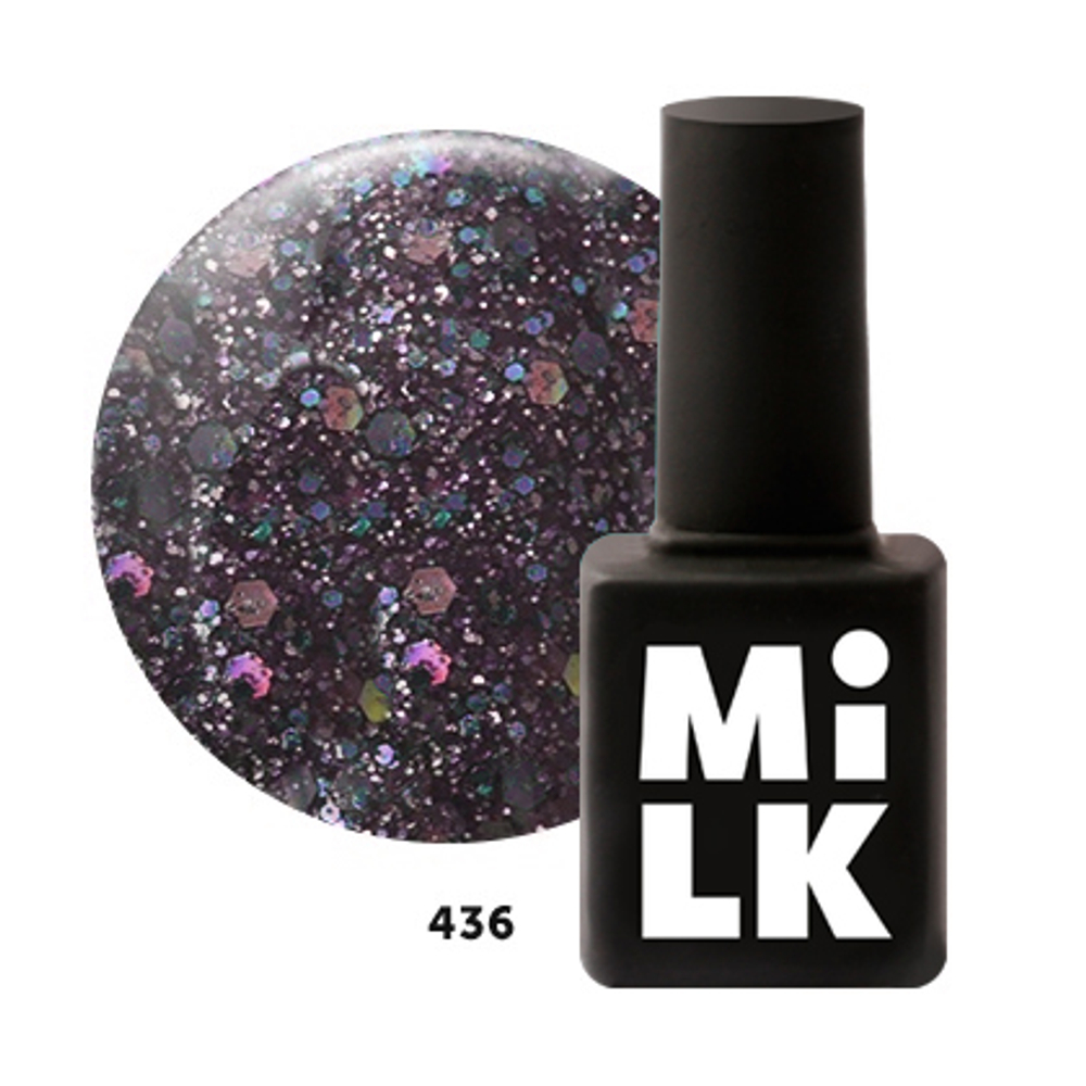 Гель-лак Milk Shine Bright 436 Glamorous, 9мл.