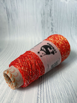 Пряжа для вязания с Люрексом