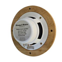 Динамик для сауны круглый SW 525 white, (Врезной белый, 8 ohm, 45w, диаметр 165мм) AMG