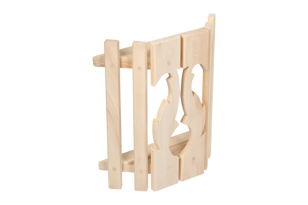 АБАЖУР НАСТЕННЫЙ, 30Х10Х36 СМ, ЛИПА БАННЫЕ ШТУЧКИ В КОР./3