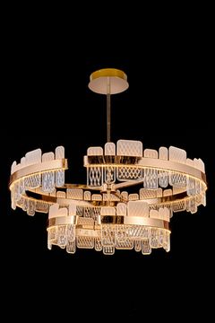 Подвесная люстра LED 180W LE7754/950 GD золото Ailani Leon