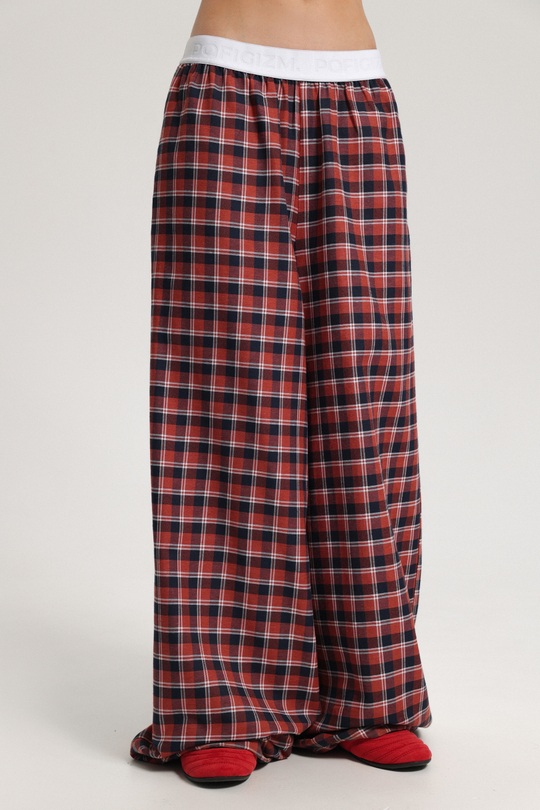 Брюки в клетку