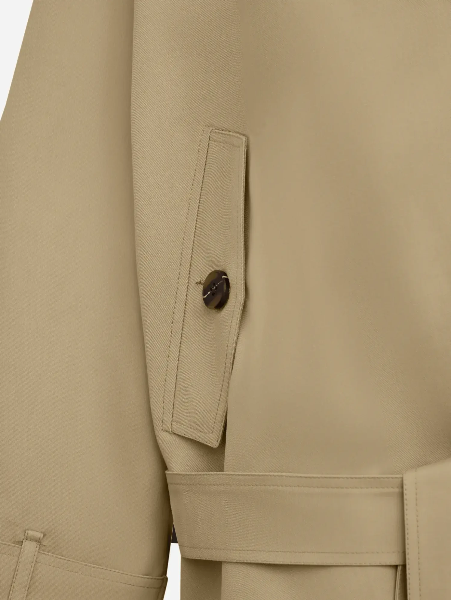 Тренч-трансформер бежевый