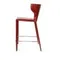 Стул полубарный Austin, кожа ретро-красный