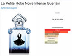 Тестер парфюмерии Guerlain La Petite Robe Noire EDP Intense