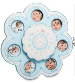 Bellezza Casa CHK-120 Муз. фоторамка «Первые месяцы» (на 7 фото: 5х5)