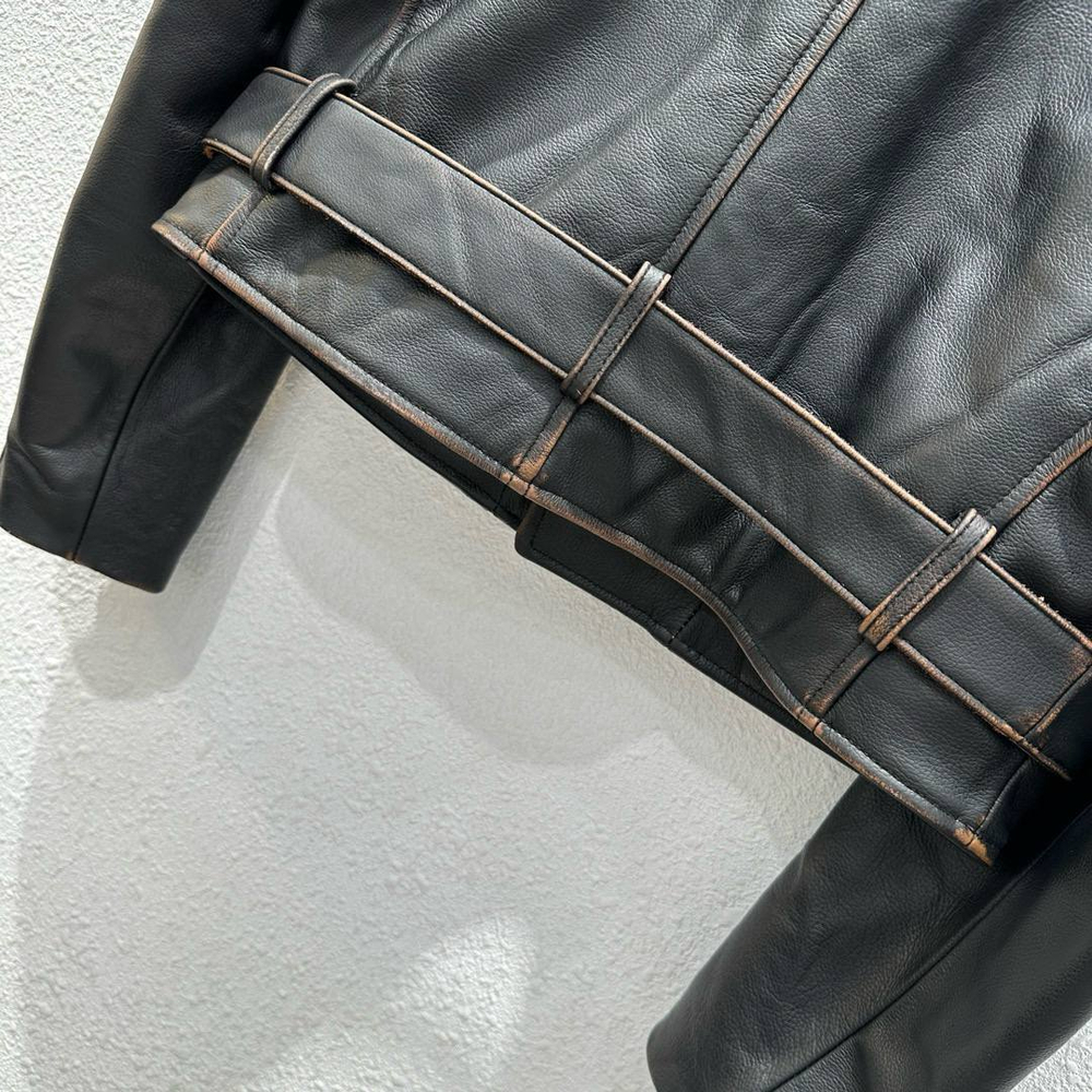 Кожаная куртка Prada