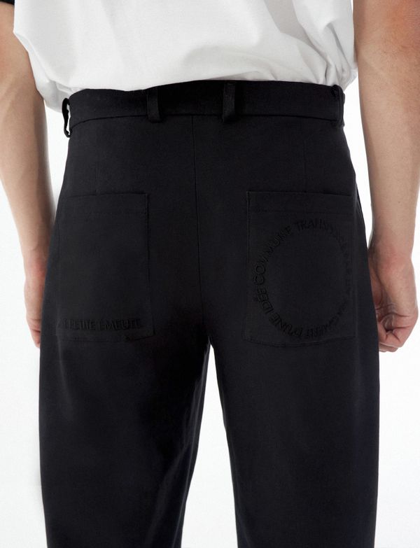 Брюки Idee Commune черные - фото 4