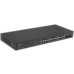 Коммутатор TP-Link SG3428 Управляемый коммутатор JetStream уровня 2+ с 24 гигабитными портами RJ45 и 4 портами SFP