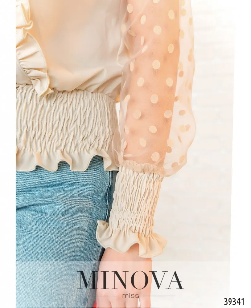 Рубашка 4118-бежевый Minova